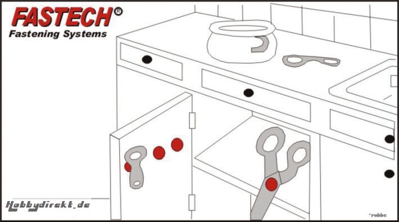 FAST-BASE 67-teilig 1 Set Robbe 50590043 1-50590043