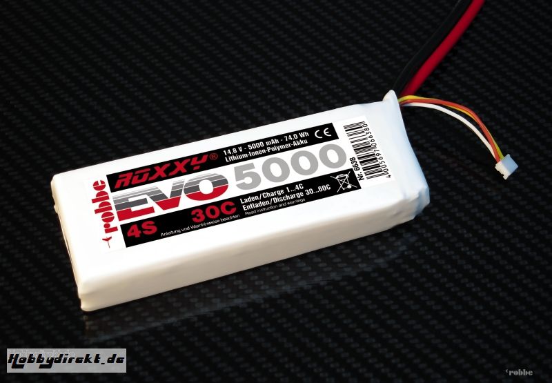 LiPo-Akku ROXXY© Evo 4-5000 3 Robbe 6638 1-6638