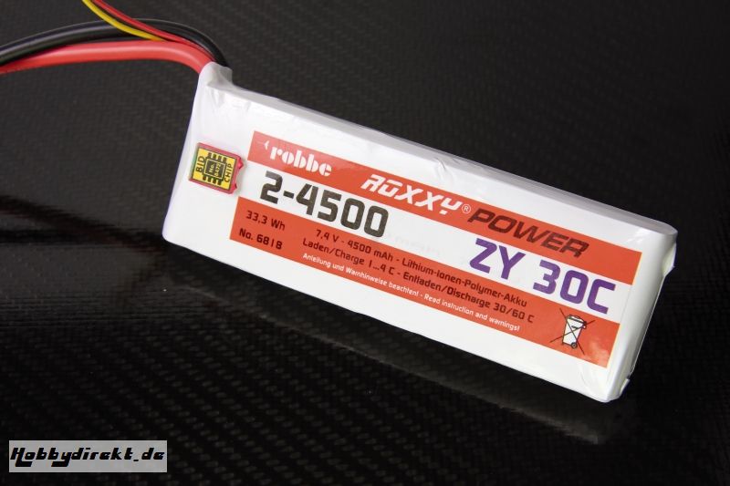 Roxxy-Power ZY 2S 4500mAh 30C Robbe 6818 1-6818