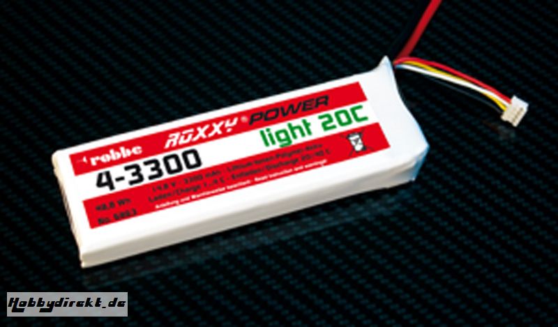 Roxxy-Power-Light 4S 3300mAh Robbe 6863 1-6863