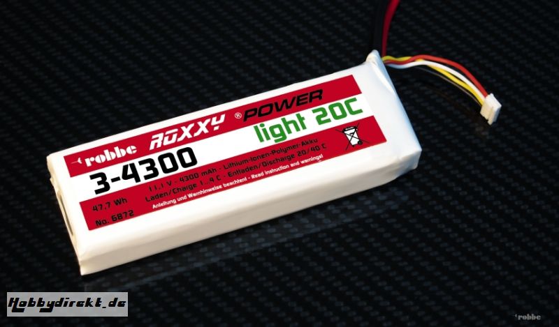 Roxxy-Power-Light 4S 4300mAh Robbe 6873 1-6873