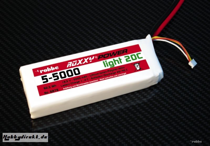 Roxxy-Power-Light 6S 5000mAh Robbe 6880 1-6880