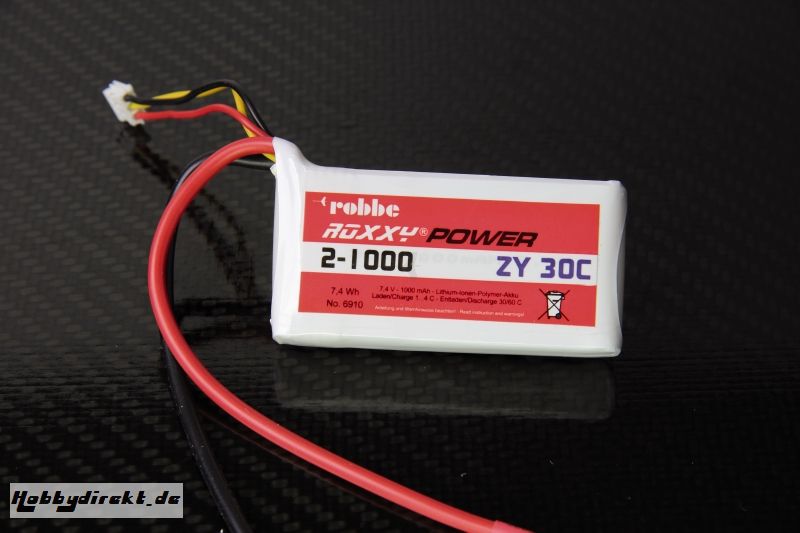 ROXXY© POWER ZY 2S 1000mAh 30 Robbe 6910 1-6910