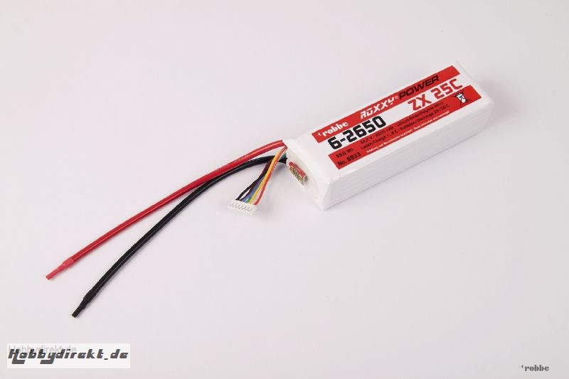 ROXXY© POWER ZX 6S 2650mAh 25 Robbe 6933 1-6933