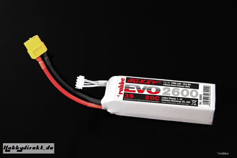 LiPo-Akku ROXXY© Evo 3-2600 2 Robbe 6990 1-6990