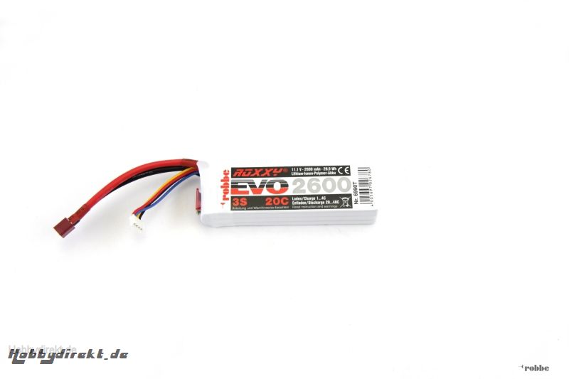 LiPo-Akku ROXXY© Evo 3-2600T Robbe 6990T 1-6990T