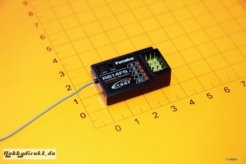 Empfänger R614FS 2,4 GHz FASST Futaba F1011 1-F1011