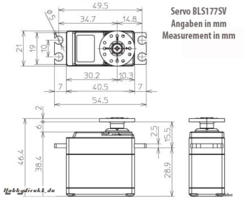 Servo BLS177SV Futaba F1726 1-F1726