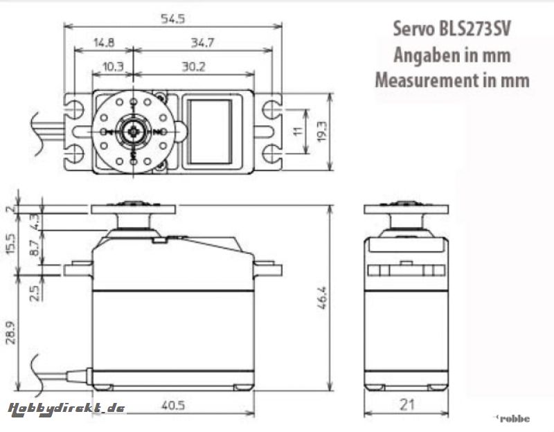 Servo BLS273SV Futaba F1728 1-F1728