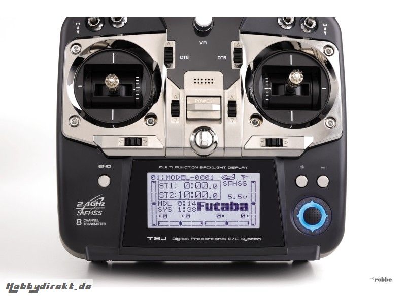 T-8J - R2008SB 2,4 GHz FHSS/S Futaba F4108 1-F4108