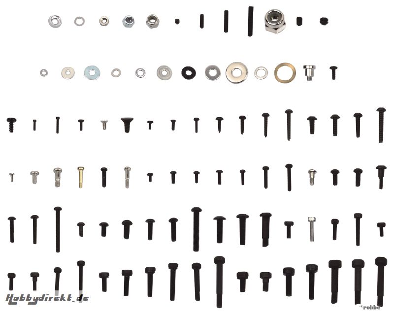 Schraubensatz T-REX250 bis 50 Align Robbe H45168 1-H45168