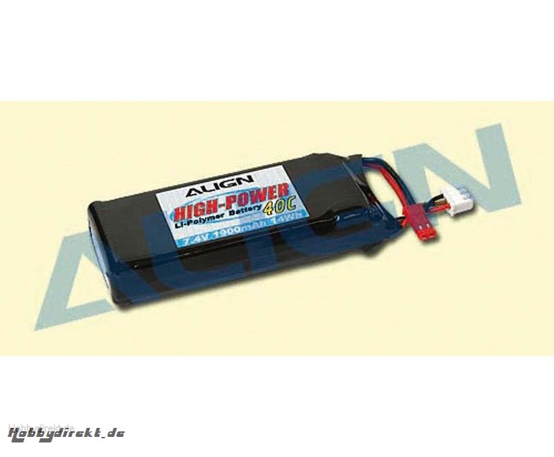 LiPo-Akku 2S1P 7,4V 1900mAh/ Align Robbe HBP19001 1-HBP19001