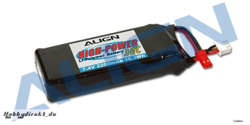 LiPo-Akku 2S1P 7,4V 2200mAh/ Align Robbe HBP22002 1-HBP22002