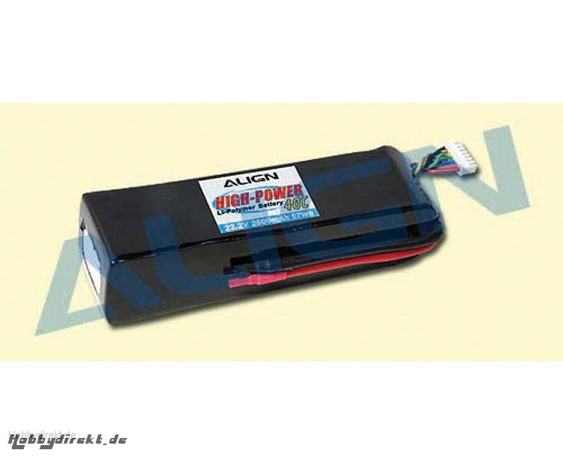 LiPo-Akku 6S1P 22,2V 2600mAh/ Align Robbe HBP26001 1-HBP26001