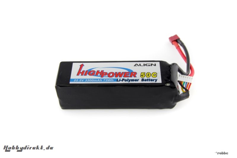 LiPo-Akku 6S1P 11,1V 3300mAh Align Robbe HBP33003 1-HBP33003