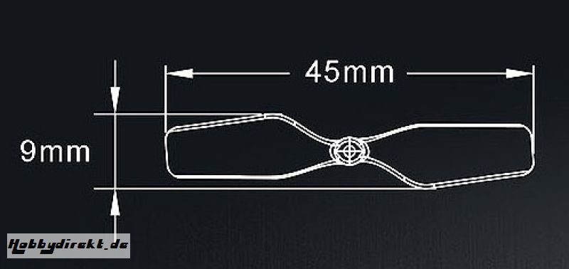 Tuning Heckrotor 45 mm T-REX Align Robbe HQ0233A 1-HQ0233A