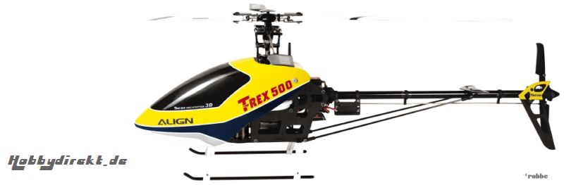 T-REX 500 EP CF HAUBE FG GELB Align Robbe KX01701A 1-KX01701A