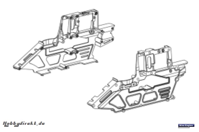 Chassisrahmen Solo Pro 287 Robbe NE251508 1-NE251508