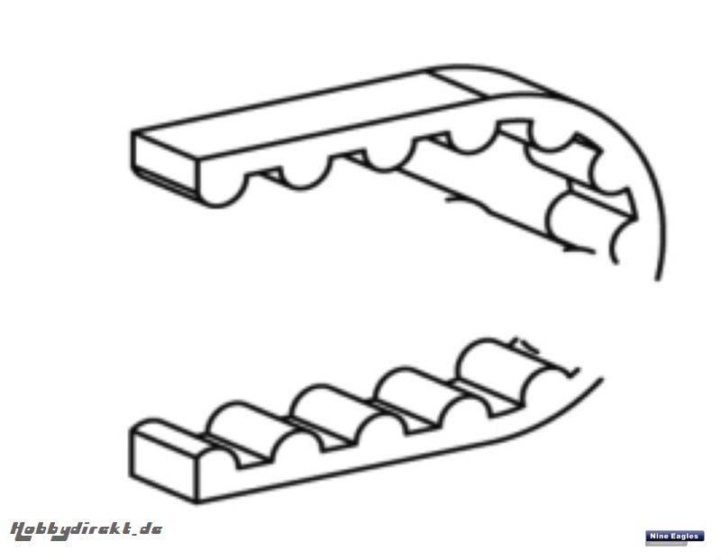 Zahnriemen Solo Pro 287 Robbe NE251509 1-NE251509