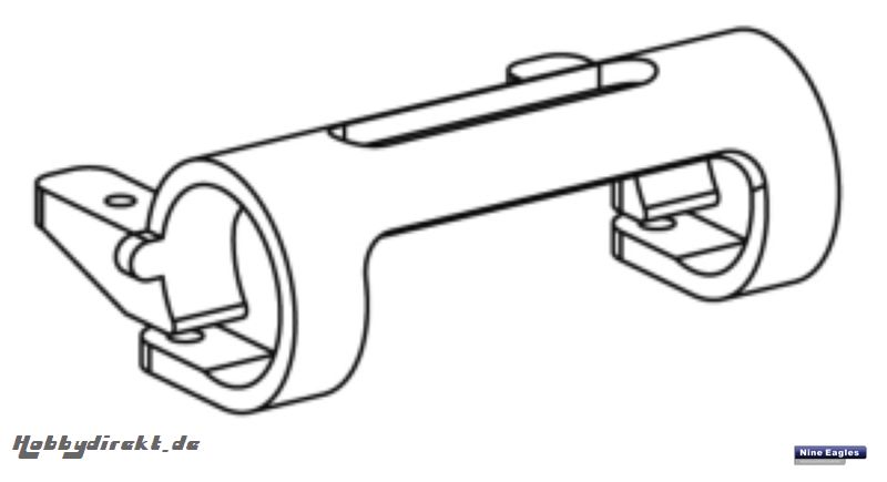 Heckrotorservohalter Solo Pro Robbe NE251520 1-NE251520