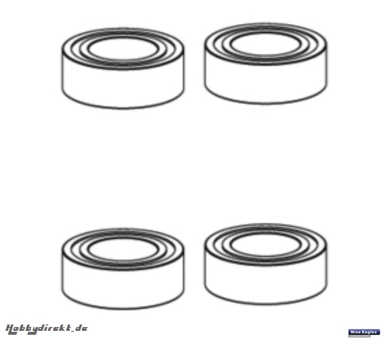 Kugellager 2x5x2,5 Solo Pro 2 Robbe NE251531 1-NE251531