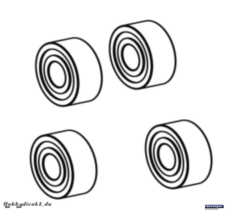 Kugellager 6x8x2 ZZ Solo Pro Robbe NE251539 1-NE251539