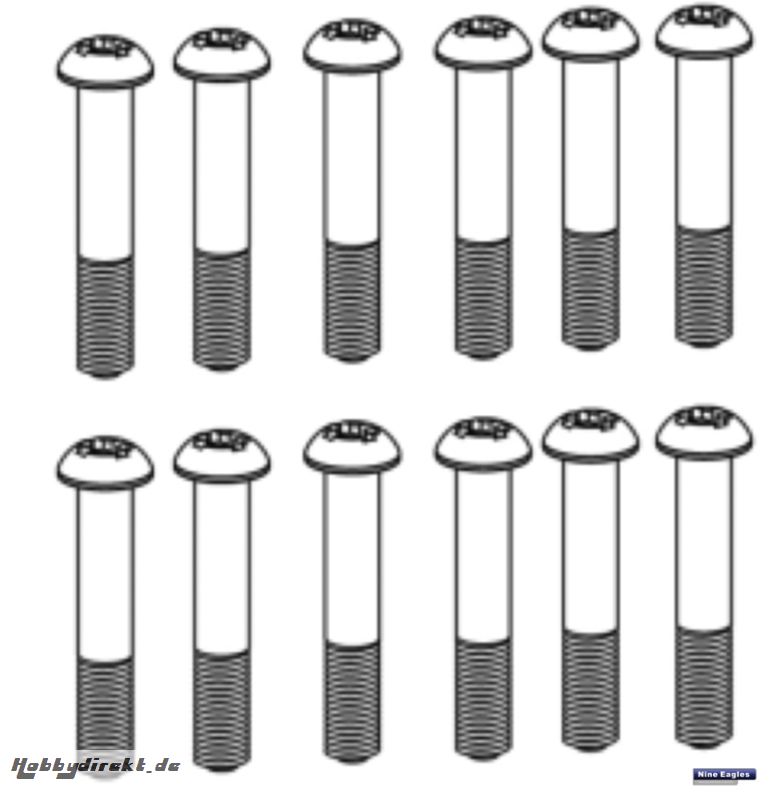 Schrauben PB 1,6x10 Solo Pro Robbe NE251546 1-NE251546