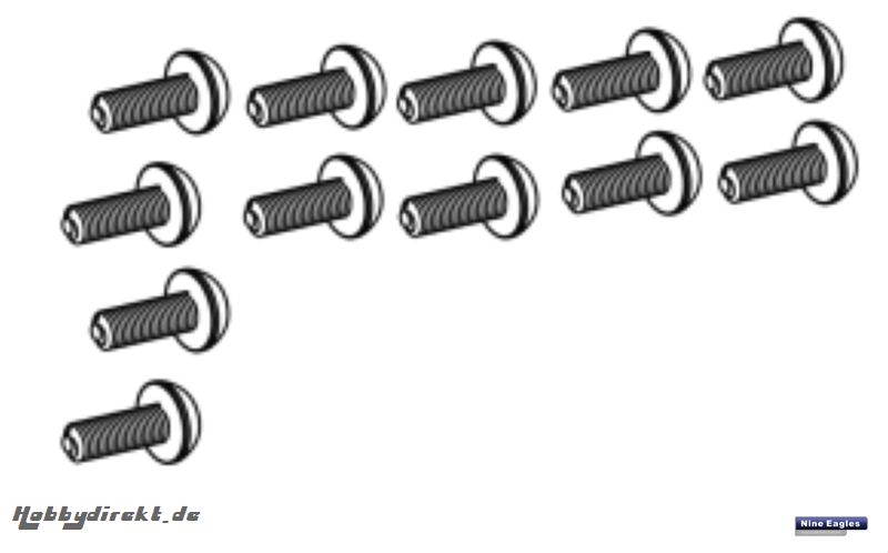 Schraube PB 1,4x2,5 Solo Pro Robbe NE251559 1-NE251559