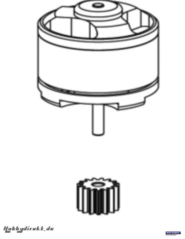 BL-Motor Solo Pro 287 Robbe NE251563 1-NE251563