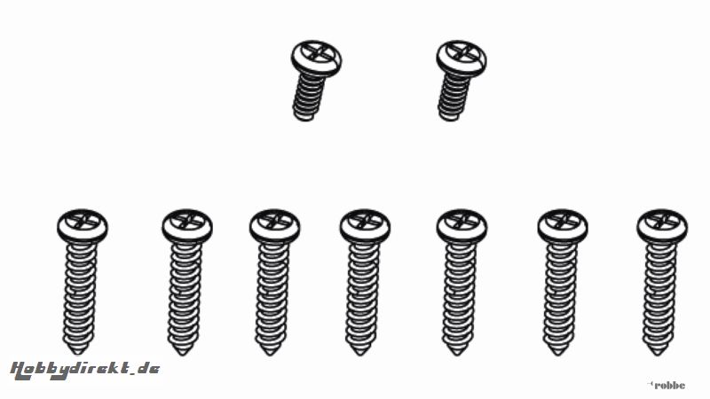 Schraubenset Solo Pro 129 Robbe NE251808 1-NE251808