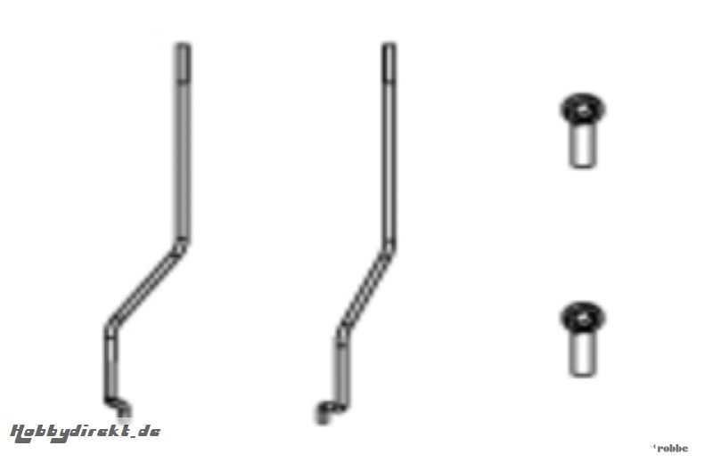 Anlenkungsgestänge Solo Pro 1 Nine Eagles Robbe NE252112 1-NE252112