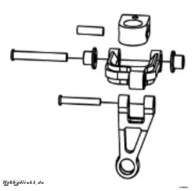 Steuerhebel Solo Pro 229 Nine Eagles Robbe NE252410 1-NE252410