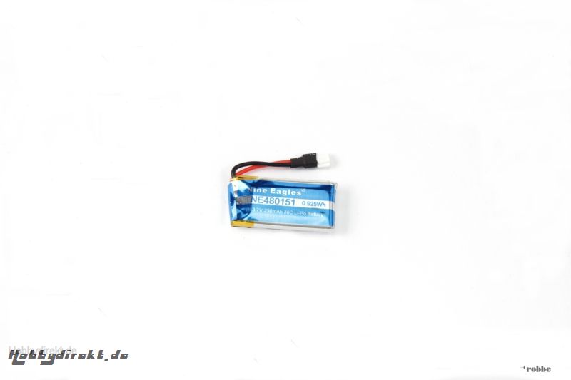 LiPo - Akku 3,7 V 250mAh 30C Nine Eagles Robbe NE252510 1-NE252510