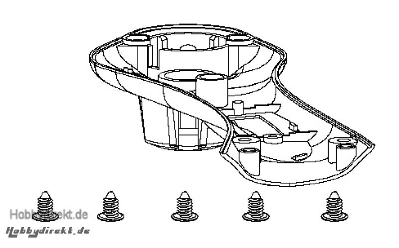 Motorhalterung hinten rechts Nine Eagles Robbe NE252922 1-NE252922