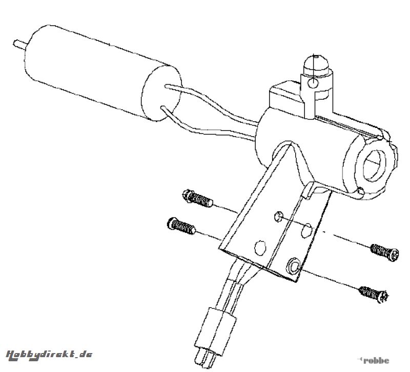 Heckmotor-Set Solo Pro 137;BO Nine Eagles Robbe NE352604 1-NE352604