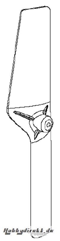 Heckrotorblatt schwarz SoloPr Nine Eagles Robbe NE352606 1-NE352606