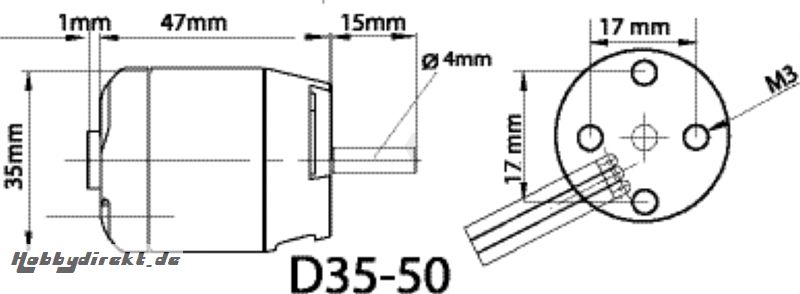 Stevenrohr m. Welle, 350mm Kyosho 94996