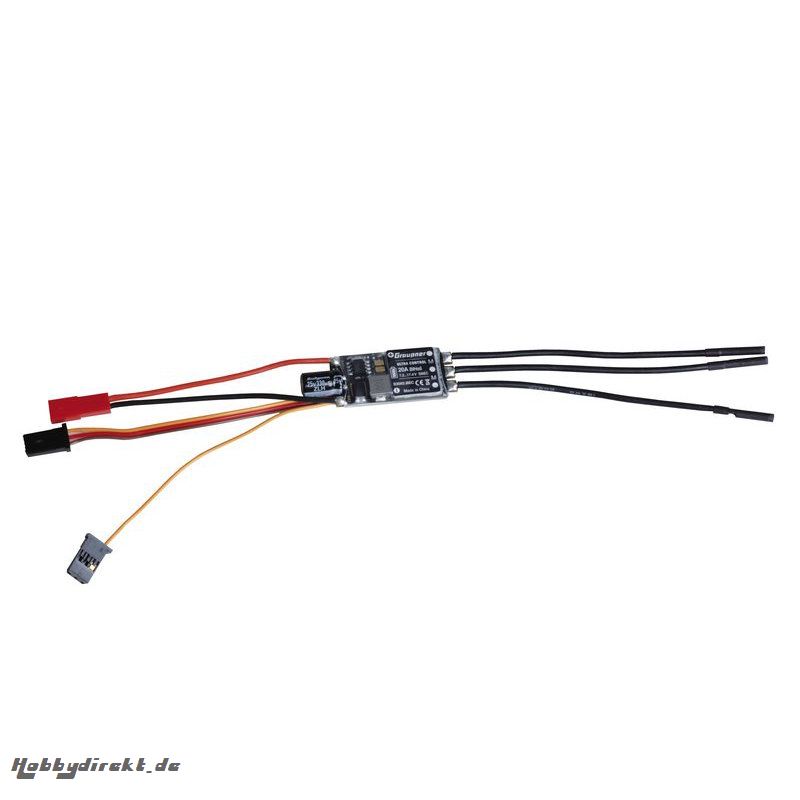 Regler ULTRA CONTROL 20A 2-4S BL HELI S SBEC BEC-Stecker Graupner S3082.BEC