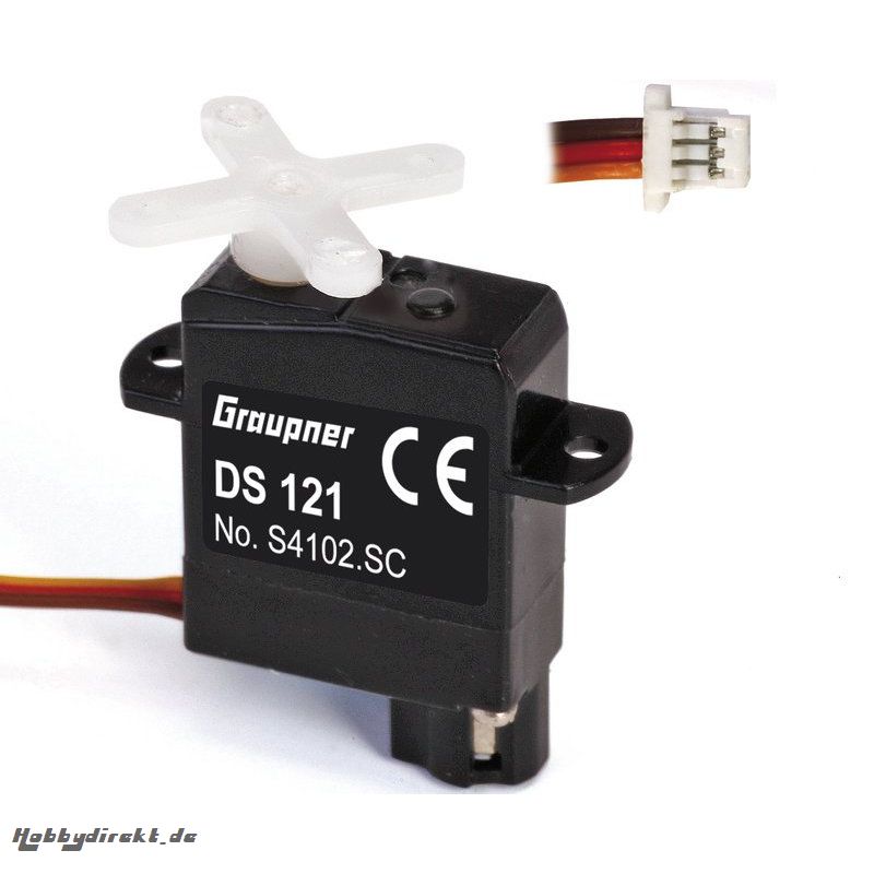 Servo DS 121 Micro Servo 6 mm SC-Stecker Graupner S4102.SC