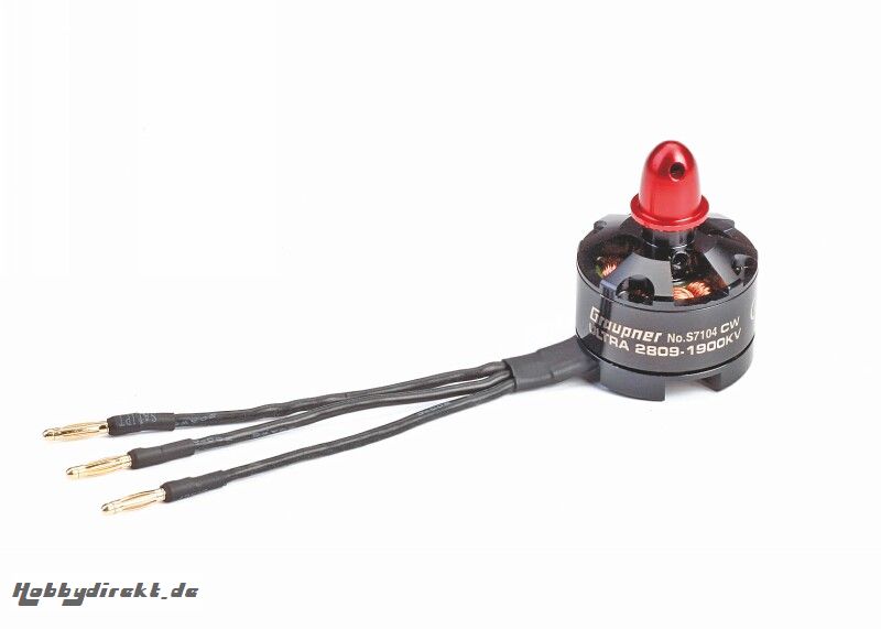 ULTRA2809 1900 KV BRUSHLESS Motor CW Graupner S7104