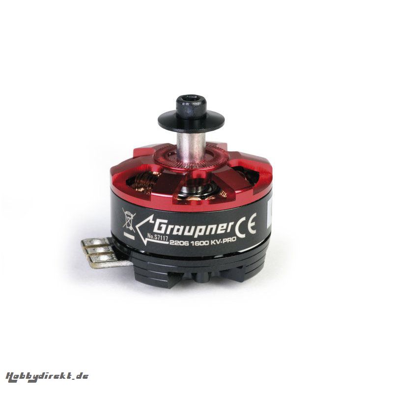 ULTRA PRO 2206 1600 KV brushless Motor mit Linksgewinde Graupner S7117