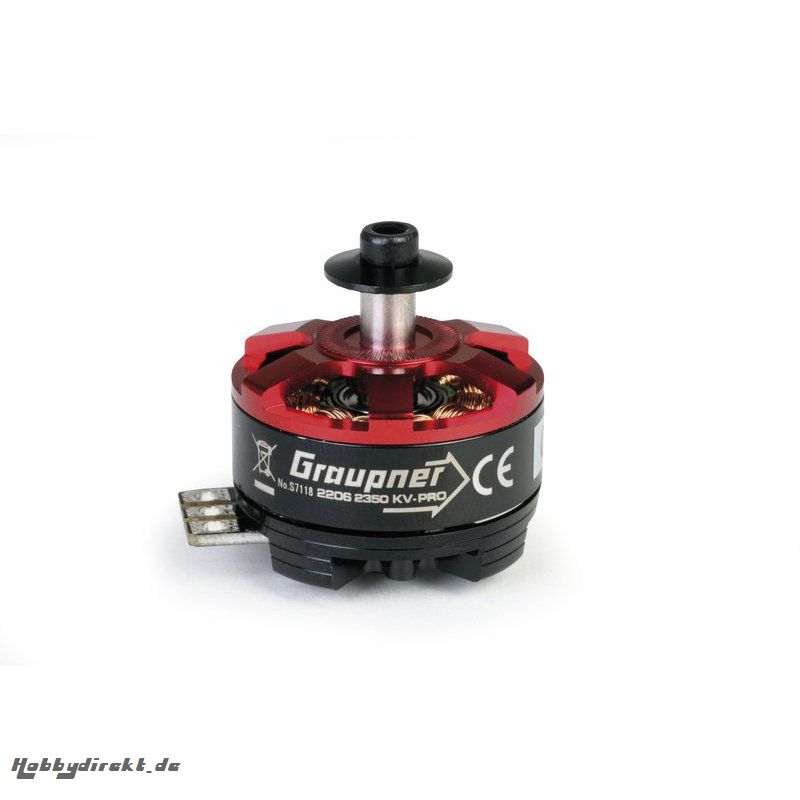 ULTRA PRO 2206 2350 KV brushless Motor mit Rechtsgewinde Graupner S7118