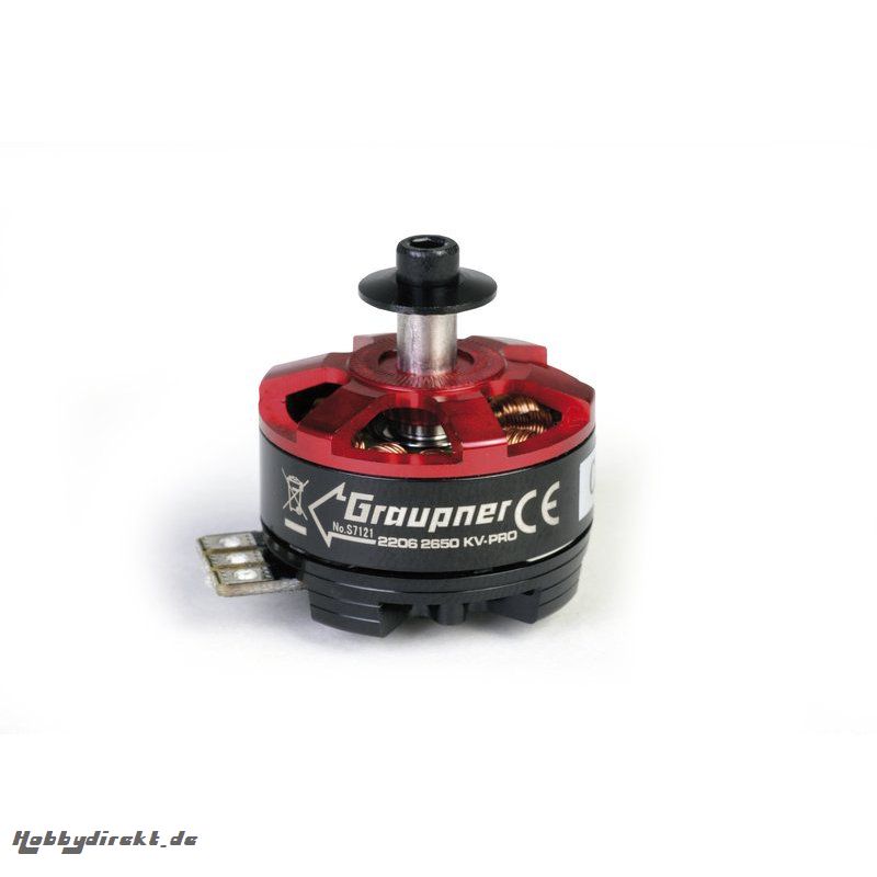 ULTRA PRO 2206 2650 KV brushless Motor mit Linksgewinde Graupner S7121