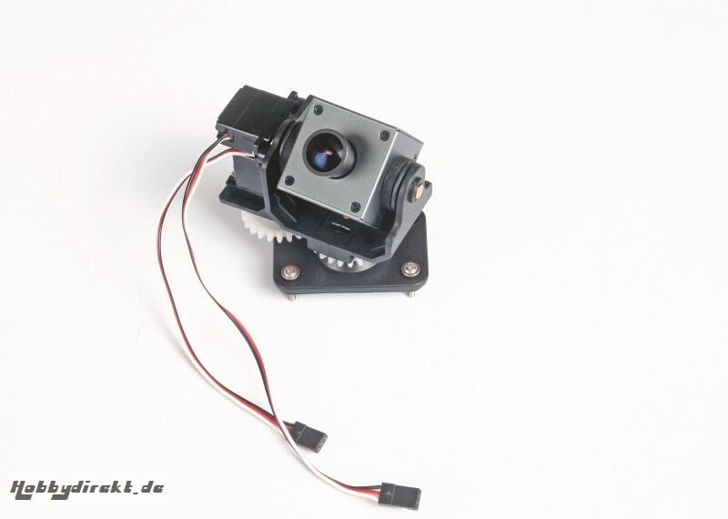 HD19 PAN-TILT mit Servos Graupner S8401