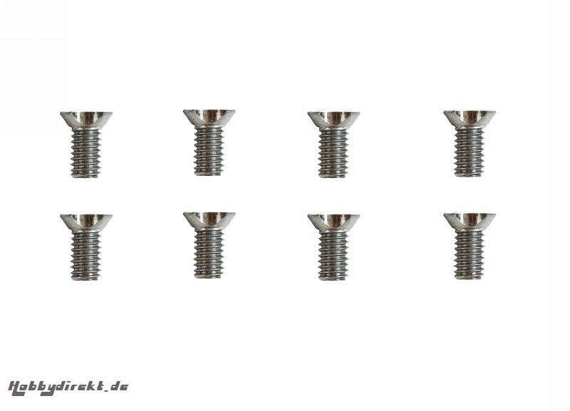 Senkkopfschraube M4x8mm VE8 Graupner SC003-080