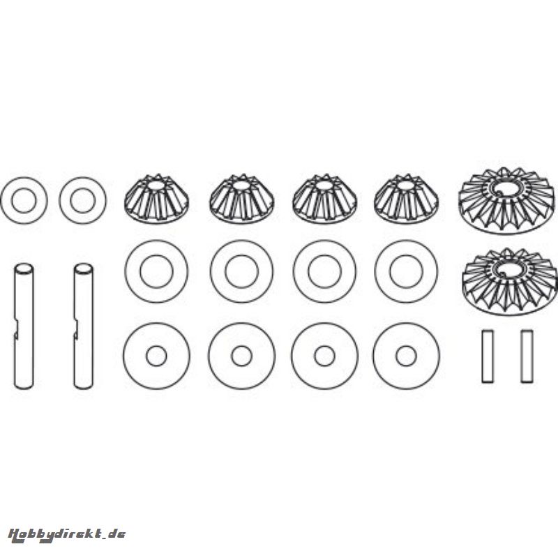 DIFF GEARS & PINS Graupner TPD90506S1 ThunderTiger PD90506S1