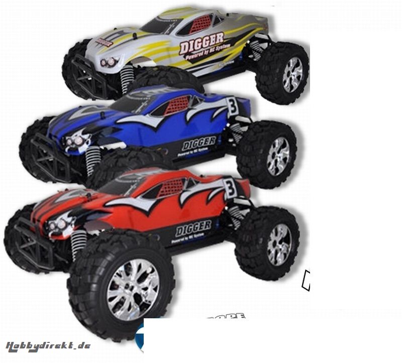 DIGGER 1:10 Elektro-4WD-Monster-TRUGGY RTR 2.4GHz Thunder Tiger 020RC707T