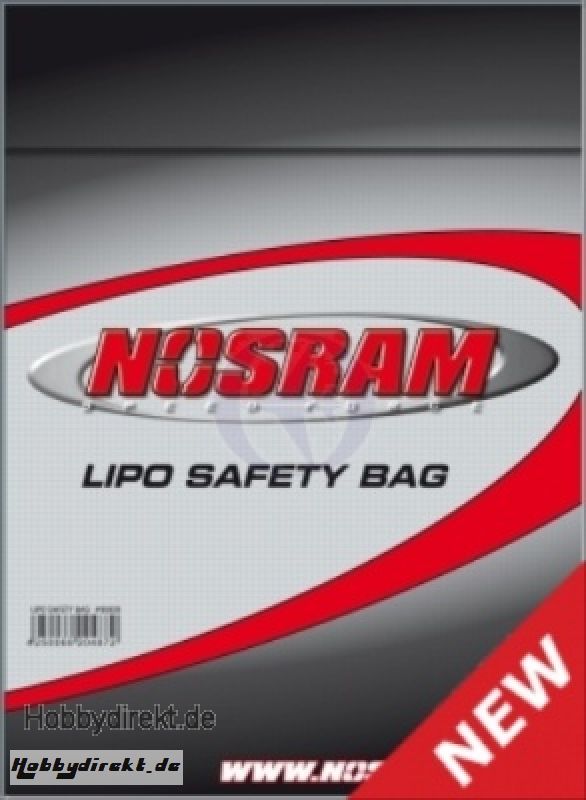 LiPo-Bag 23 x 30cm, NOSRAM, Lade-Schutz-Sack Thunder Tiger 02695820