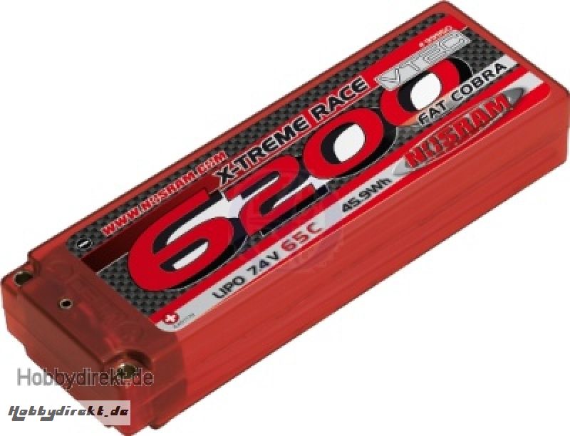 NOSRAM VTEC LiPo 6200 X-treme Thunder Tiger 02699950