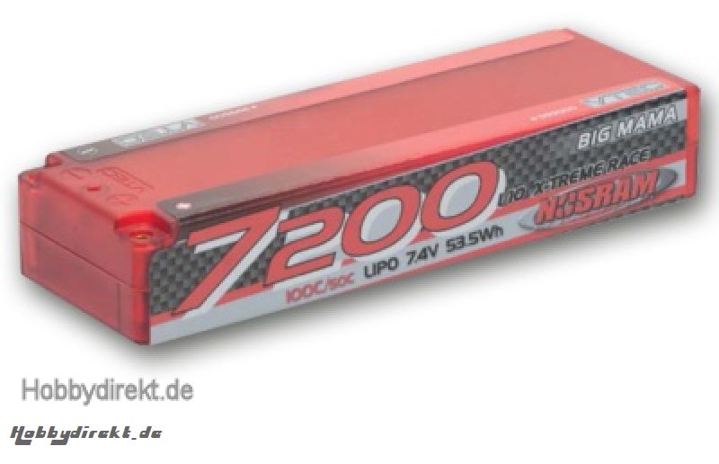 NOSRAM LiPo 7200 X-TREME Hard Thunder Tiger 026999500